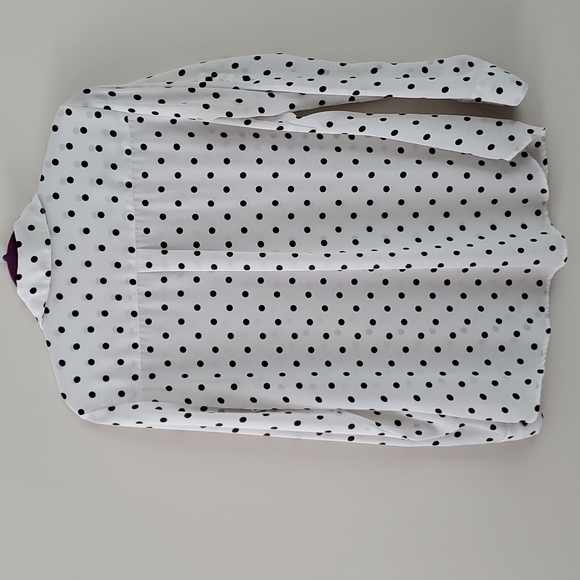 Express The Portofino Original Fit Polka Dot Shirt - Picture 2 of 4